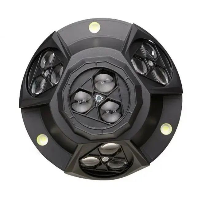 4 SIDE+STROBE+ LASER led