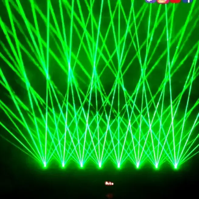 8eye stage GREEN SPREAD laser bar moving head laser lights for night club DJ LASER LIGHT EACH POINTER GREEN COLOR