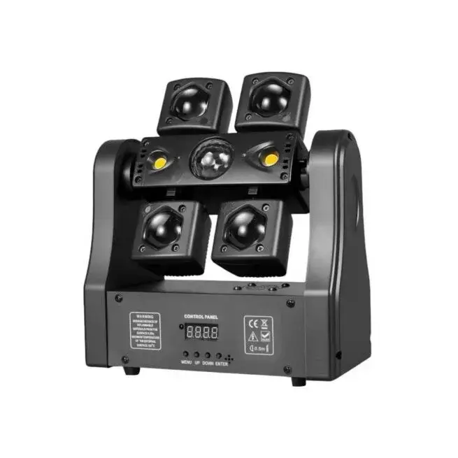 Laser Light RGB 360° SBL 4PCS 15W Laser + Crystal Effect + Warm Strobe