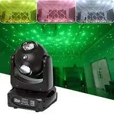 4X15W RGB LED + R&G LASER Light