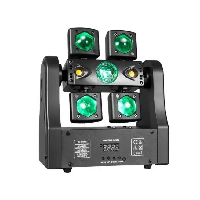 Laser Light RGB 360° SBL 4PCS 15W Laser + Crystal Effect + Warm Strobe