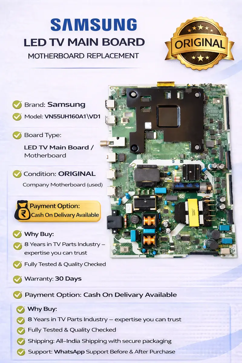 SAMSUNG VN55UH160A1\VD1 LED TV MOTHERBOARD