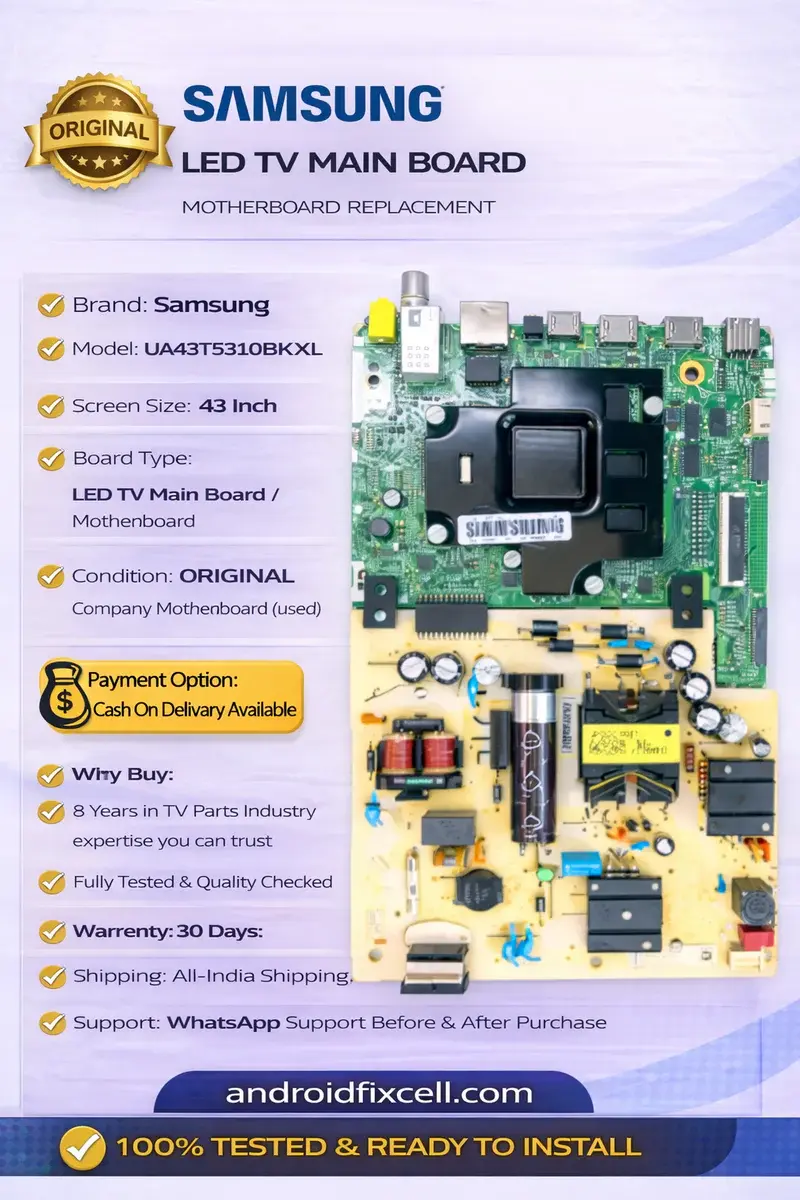 SAMSUNG UA43T5310BKXXL LED TV MOTHERBOARD