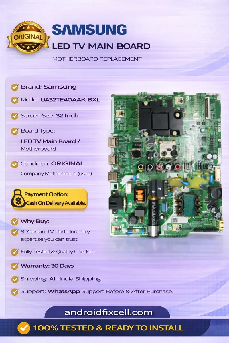 SAMSUNG UA32TE40AAK BXL LED TV MOTHERBOARD