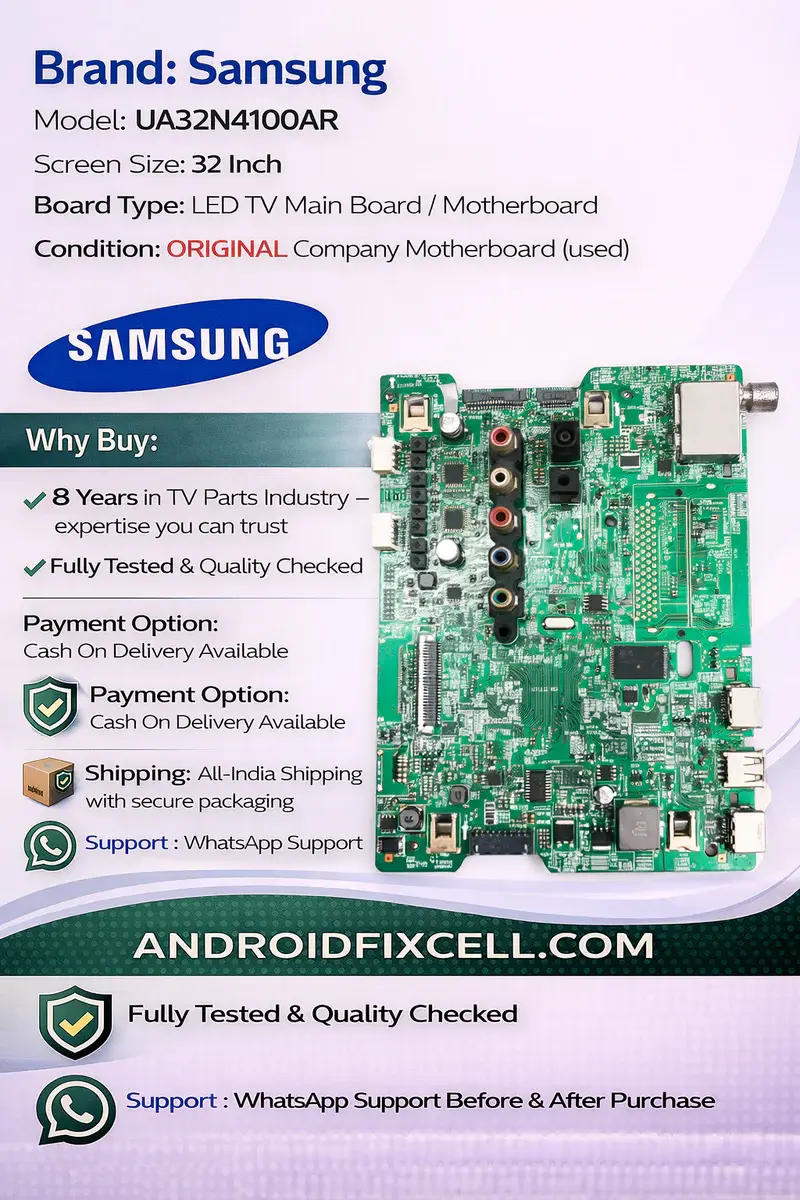 SAMSUNG UA32N4100AR LED TV MOTHERBOARD