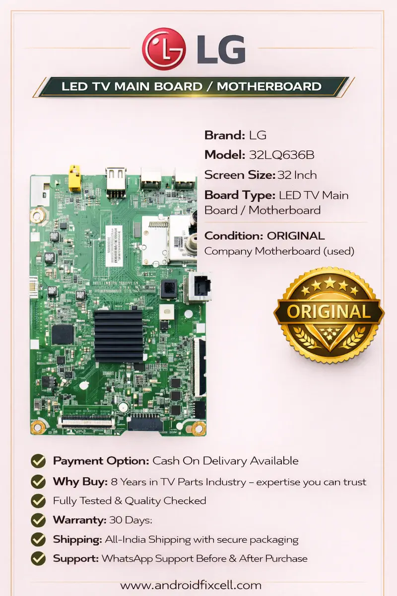LG 32LQ636B LED TV MOTHERBOARD