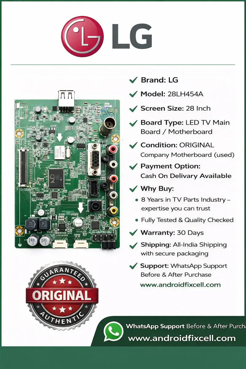 LG 28LH454A LED TV MOTHERBOARD