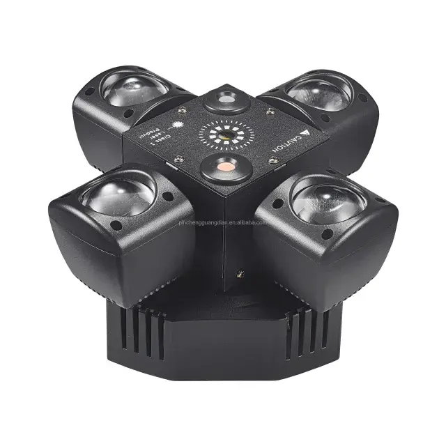 4PCX10W R+G Laser+STROBE 360* MOVING led LASER Light