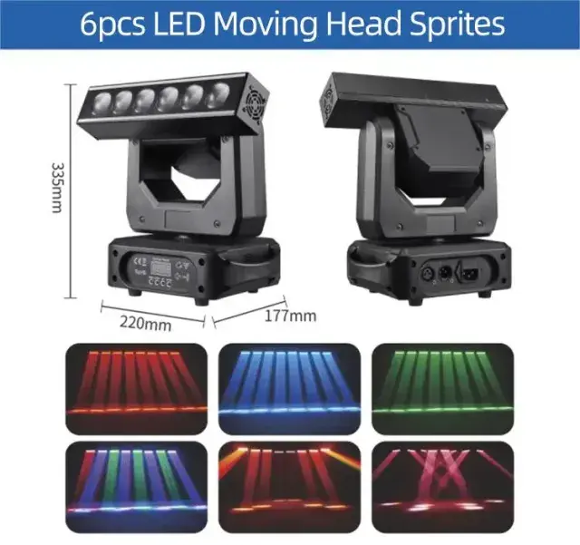 6*20W RGBW LED Moving Head Beam Bar Stage Light