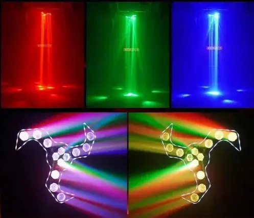 NEW BOOMERANG 13 led FAN WHEEL II led Laser Light