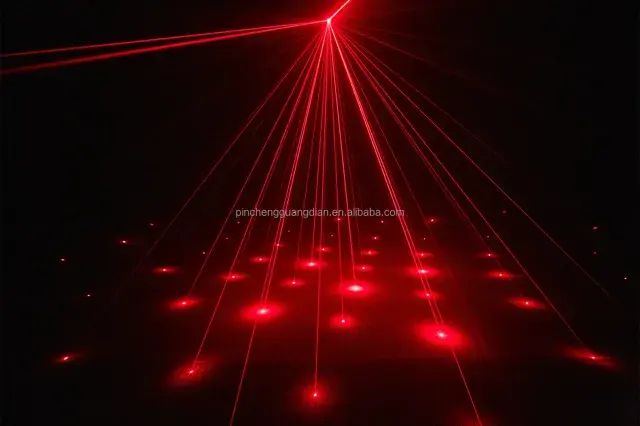 4PCX10W R+G Laser+STROBE 360* MOVING led LASER Light