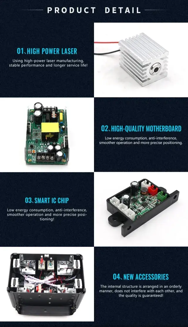 4 LENS SQUARE RGB FULLCOLOR Laser Light