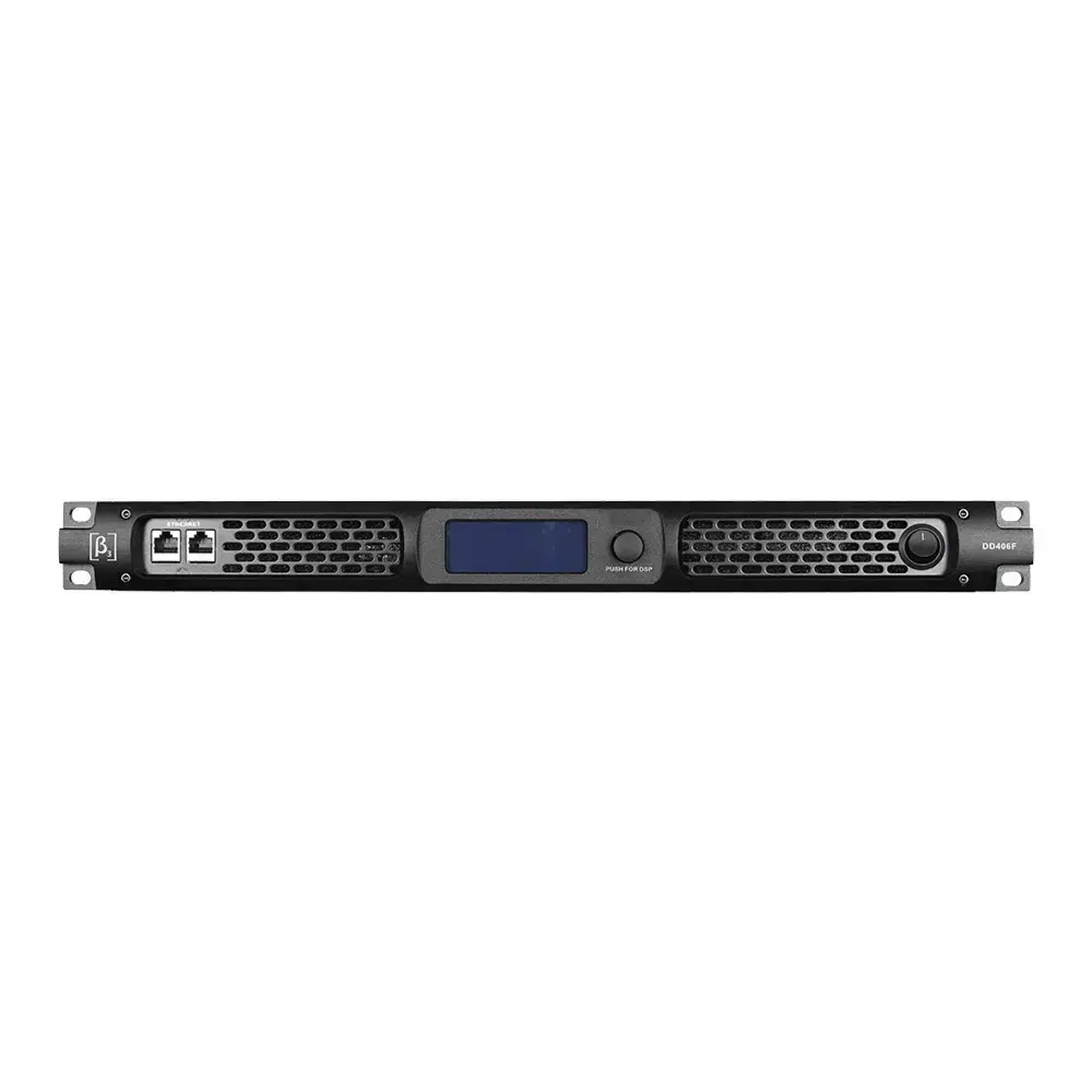 Beta3 DD406F Professional Digital Network Power Amplifier 1870W per CH