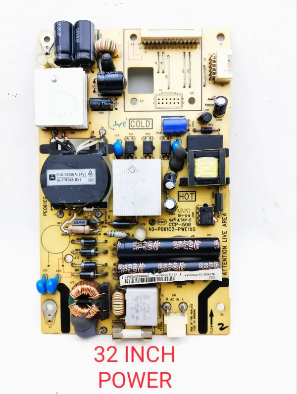 32 INCH POWER SUPPLY. P/N:- 40-P061C2-PWE1XG
