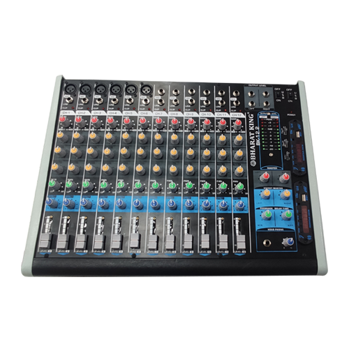 12 CHANNEL STEREO MIXER WITH DOUBLE USB