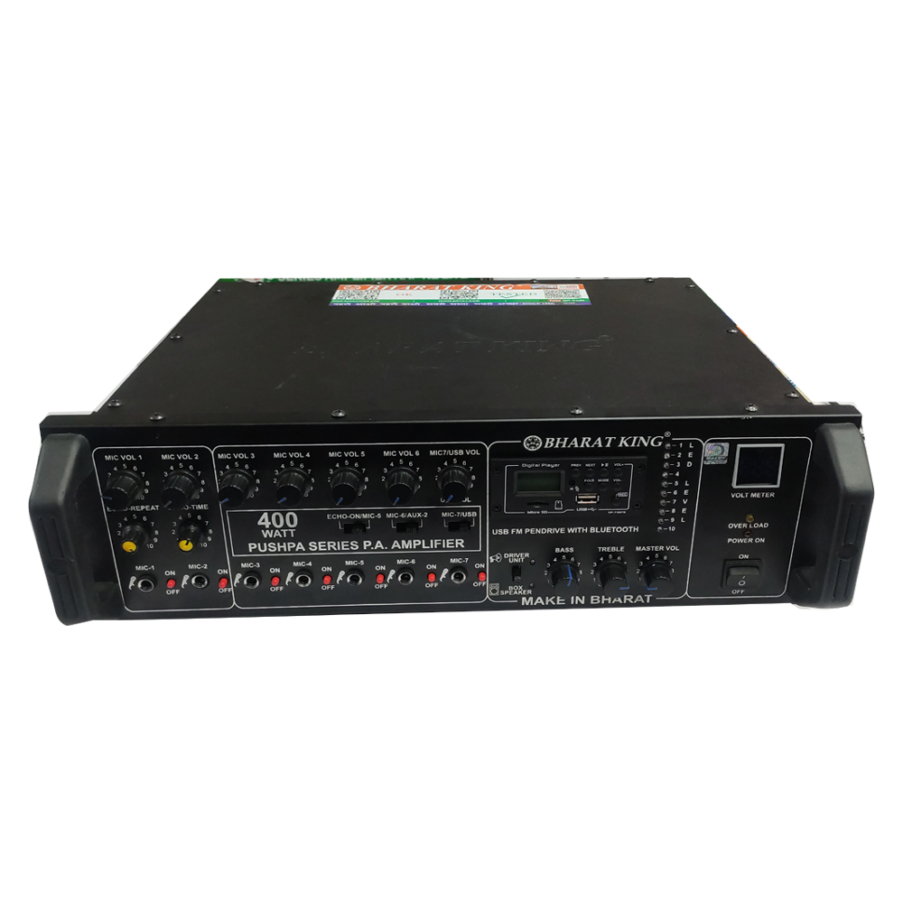 AMPLIFIER 400 WATT WITH ECO (AC/DC)