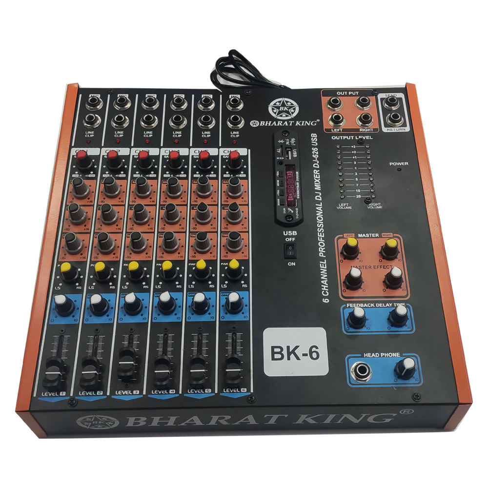 6 CHANNEL MIXER
