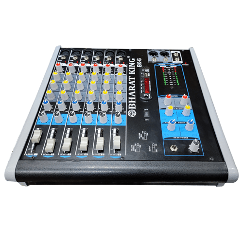 6 CHANNEL NEW MIXER XLR
