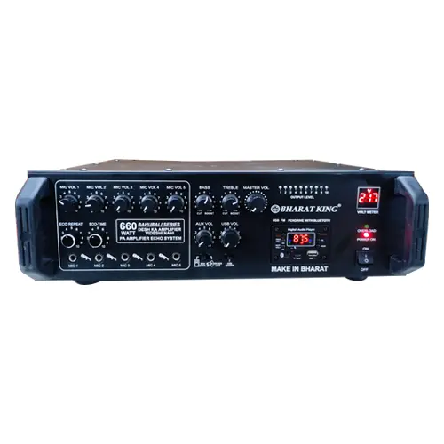 AMPLIFIER 660 WATT ( NEW WITH ECO & HEAVY BASS )