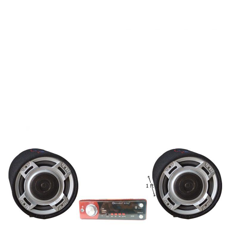 8 INCH COLUMN PAIR & CAR STEREO