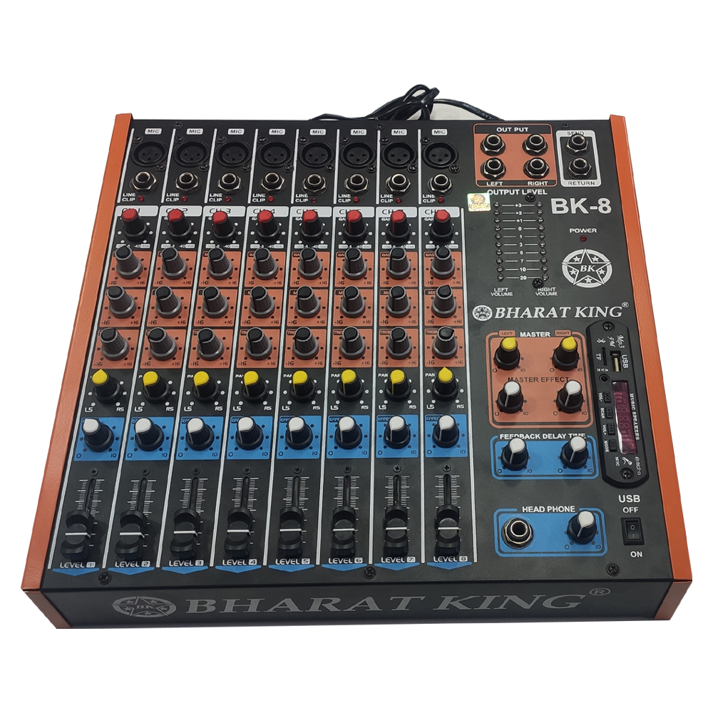 8 CHANNEL MIXER