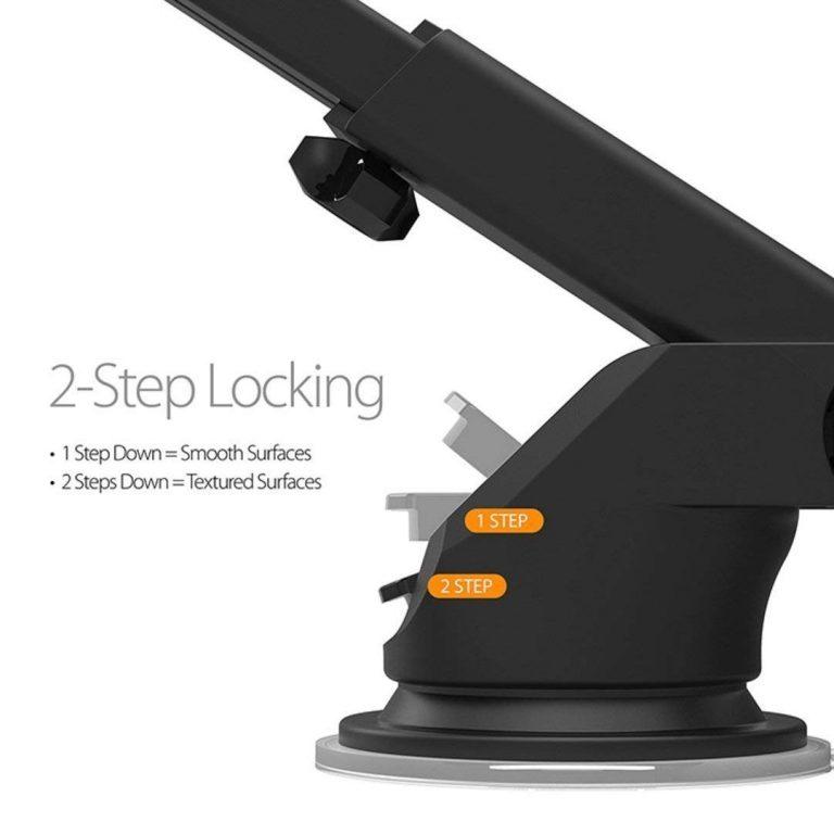 360 DEGREE ROTATING ADJUSTABLE MOBILE HOLDER STAND FOR CAR WINDSHIELD/DASHBOARD – IMPORTED CAR MOBILE HOLDER/STAND ADJUSTABLE WITH WINDSHIELD/DASHBOARD/WORKING DESK MOUNT