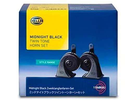 Hella Midnight Black 12v, 410/490Hz