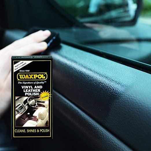 Waxpol Vinyl & Leather Polish,125g