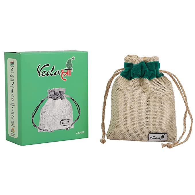 Vedashree jute bag car Air Freshener - FRESH (2 CAKE )