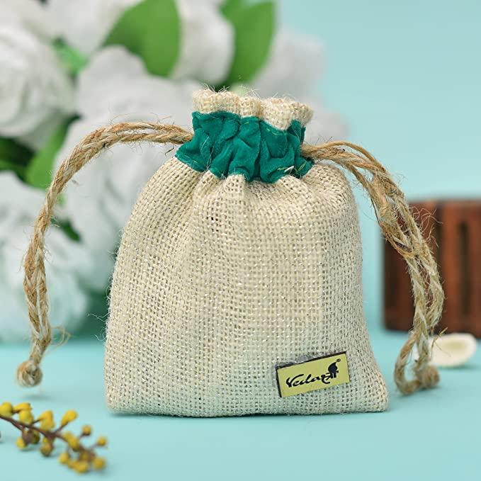 Vedashree jute bag car Air Freshener - FRESH (2 CAKE )