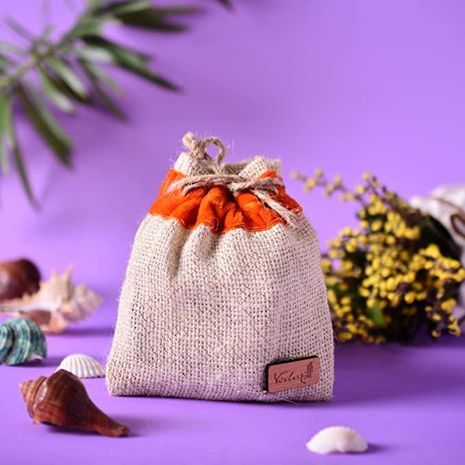 Vedashree Natural & Organic FLAME Car Perfume, Hanging Car Air Fresheners – 2 CAKE (Jute Bag) FLY