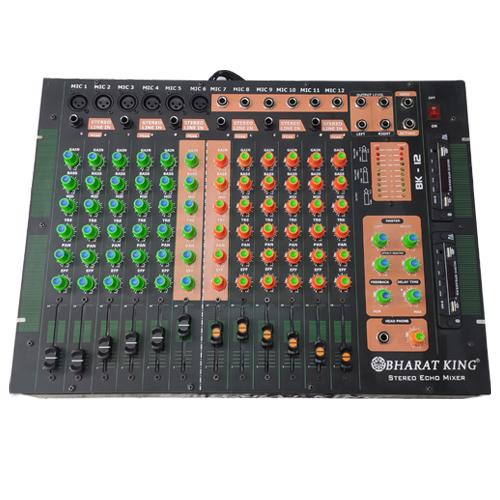 12 CHANNEL MIXER ( XLR AND MONO PIN ) DOUBLE USB