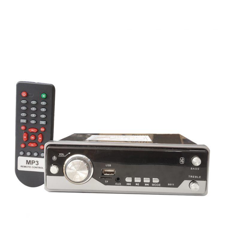 CAR STEREO (4440 DOUBLE IC) BLACK AND SILVER COLOUR