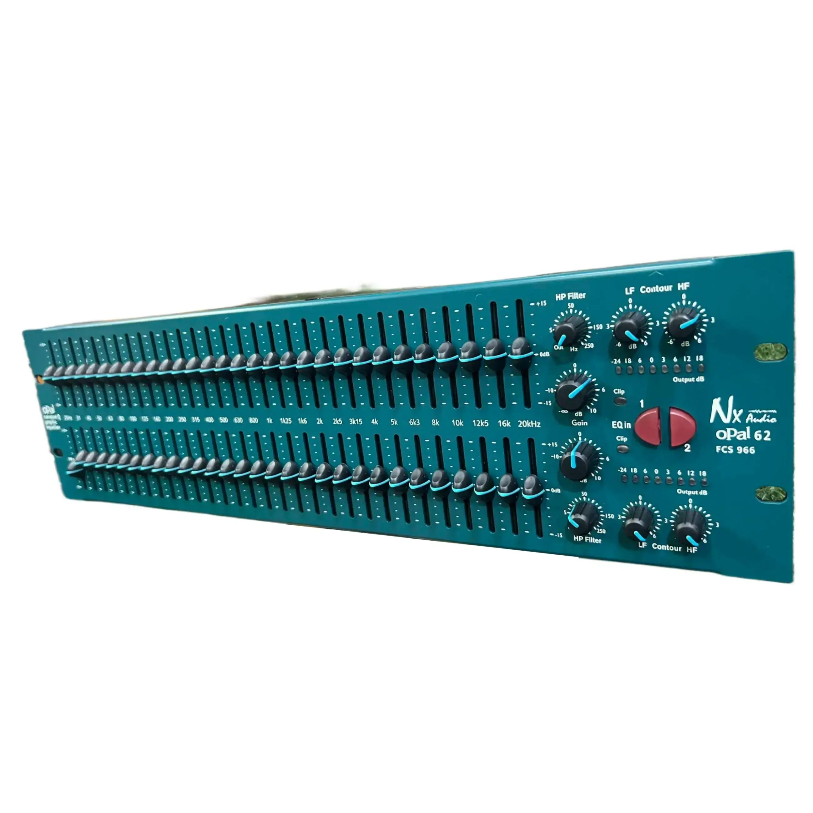 NX AUDIO OPAL62 31+31 CONSTANT Q GRAPHIC EQUALIZER