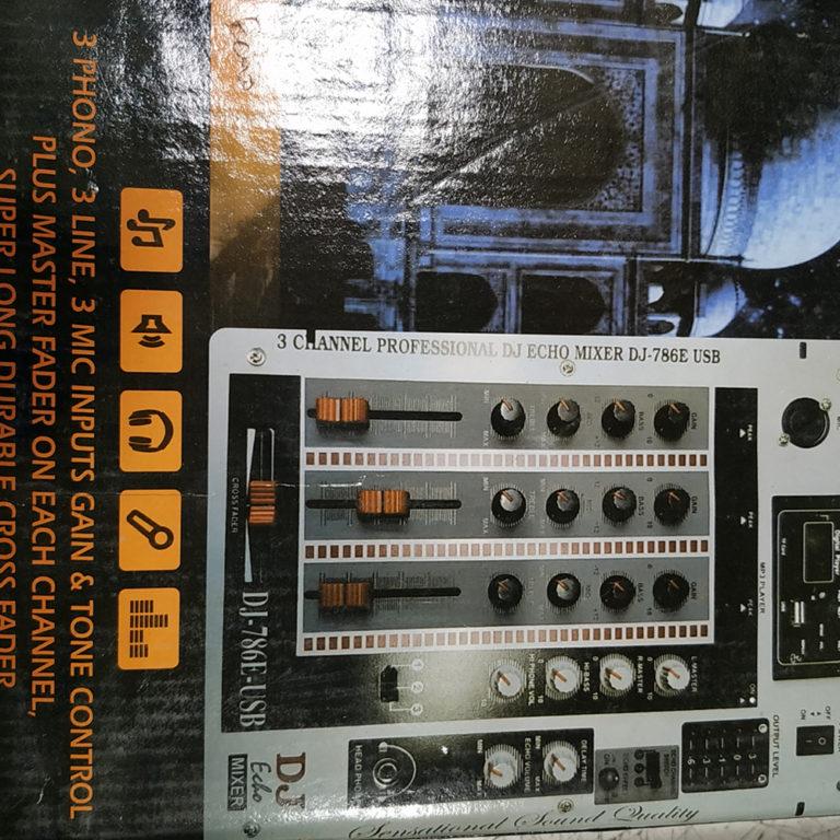 DJ MIXER 3 CHANNEL