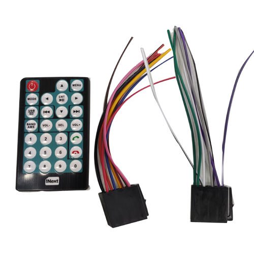 Double Din Car Music System Car Stereo with Touch Screen, Mirror Link, Bluetooth, Car Media Player and LED Car Camera/Reverse Camera