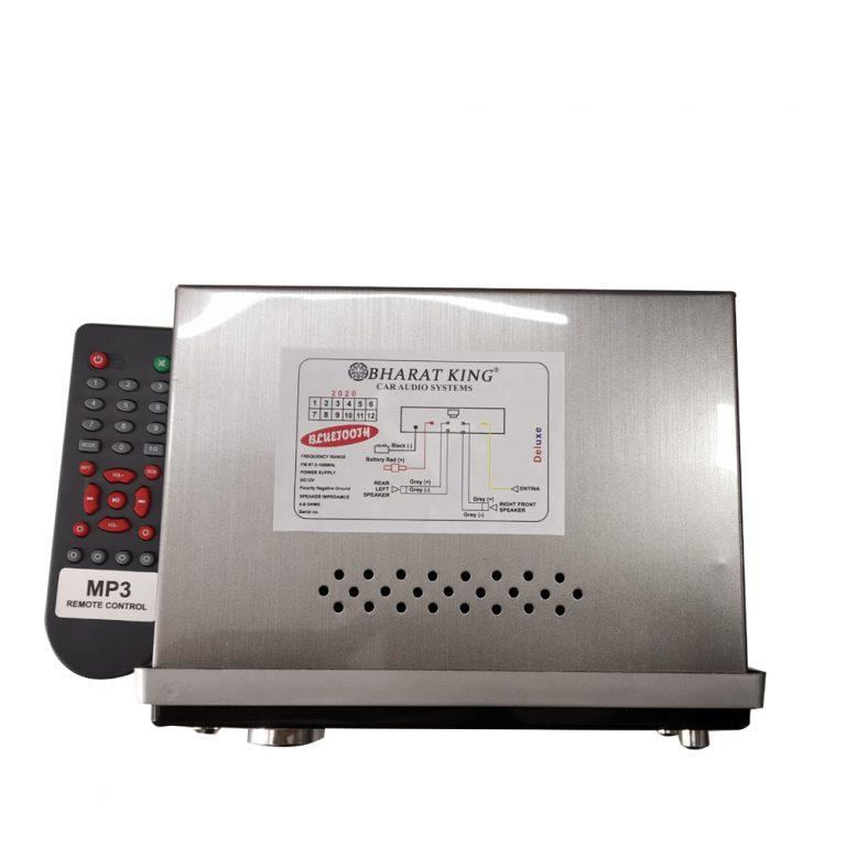 CAR STEREO (4440 DOUBLE IC) BLACK AND SILVER COLOUR