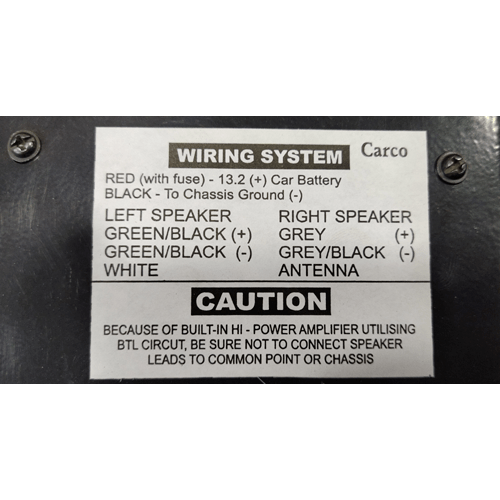 AMPLIFIER FOR TRACTOR & CAR